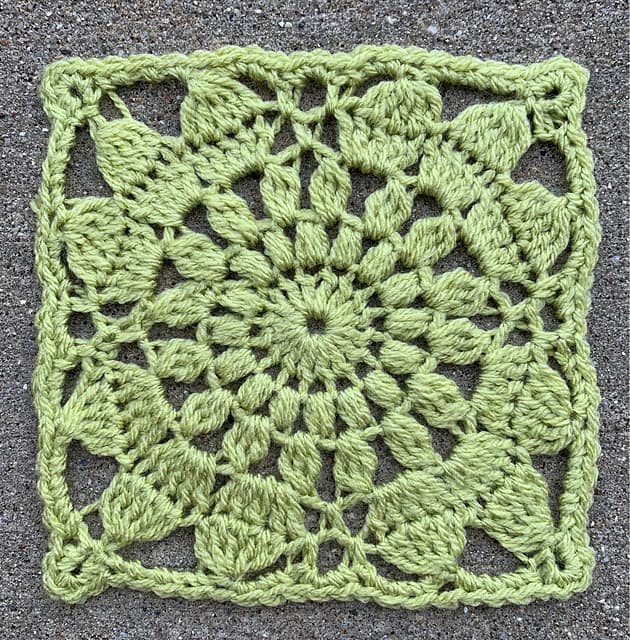 unique crochet granny square