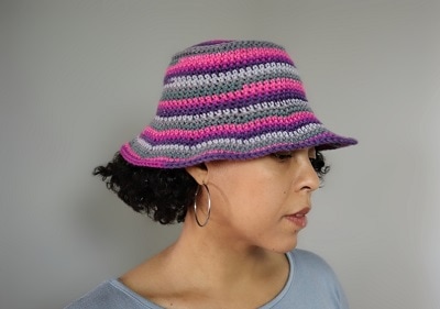 Free Crochet Bucket Hat Pattern like BELLA HADID + Video – Littlejohn's