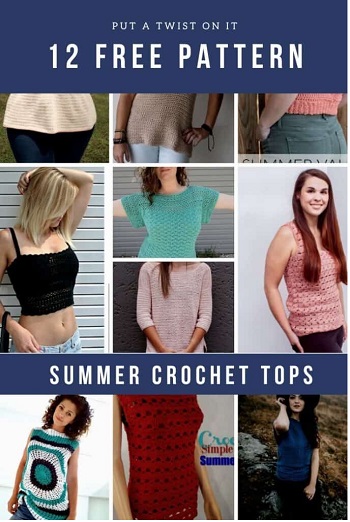 summer crochet tops