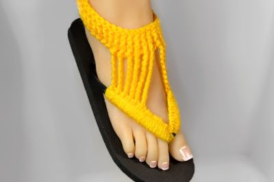 diy crochet sandals