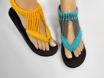 How To Crochet SEXY With Flip Flop Soles-Free Pattern – Littlejohn's Yarn