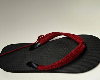 crochet sandals using flip flops