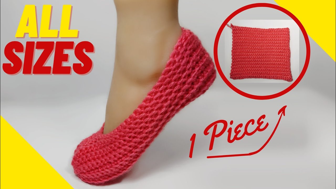 how to crochet slippers socks
