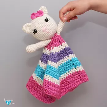crochet lovey blanket