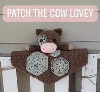 crochet lovey blanket