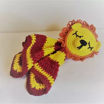 crochet lion lovey pattern