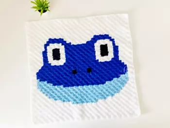 crochet frog blanket pattern