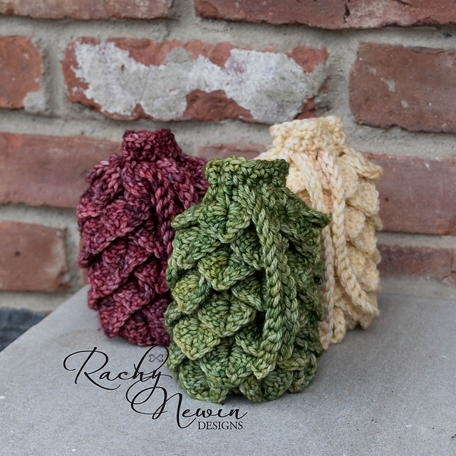 crochet gift ideas for men dragon scale dice bag