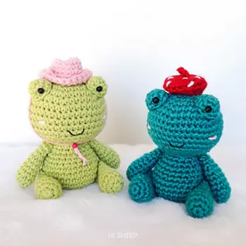 free crochet frog pattern