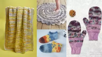 crochet patterns with variegated yarn
