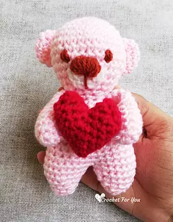 crochet amigurumi valentine pattern