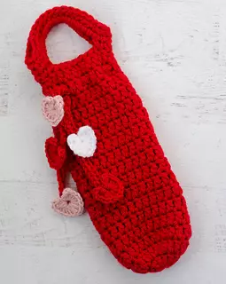 valentine crochet wine pattern