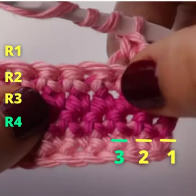 spiral crochet post Stitches