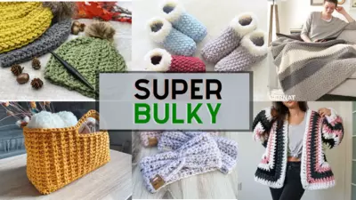 10 Free Crochet Patterns to Make with Super Bulky Yarn