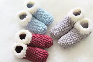 super bulky crochet slippers