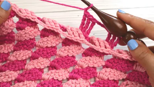 Unique crochet stitch