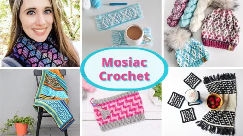 Stunning Free Namari Mosaic Crochet Cowl Pattern - MyCrochetory
