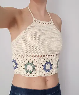 crochet cropped top pattern free
