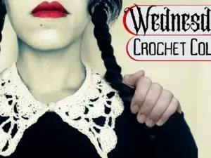 Wednesday Crochet Collar