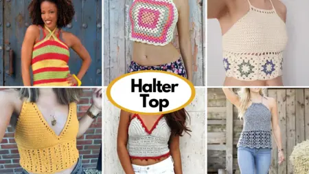 Easy Crochet Halter Top Pattern FREE – Littlejohn's Yarn