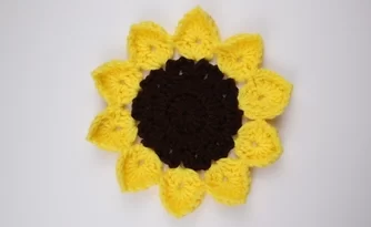 crochet sunflower pattern