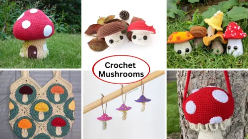 Free Crochet Mushroom Pattern 