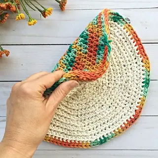 free crochet pot holder