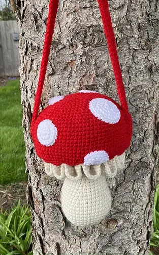crochet mushroom
