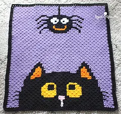 Crochet Halloween Blanket