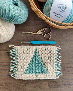 crochet christmas coaster patterns free