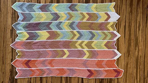 free crochet temperature blanket pattern