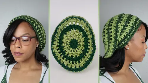 easy crochet slouch hat pattern