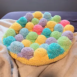free crochet cat bed