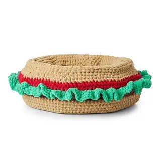 free crochet cat bed
