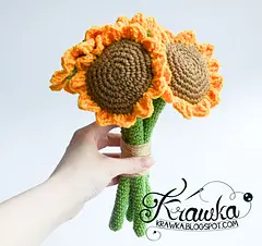 free crochet sunflower pattern