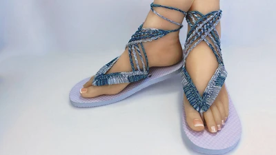 free crochet sandal pattern