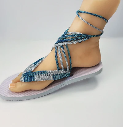 Free crochet sandal pattern