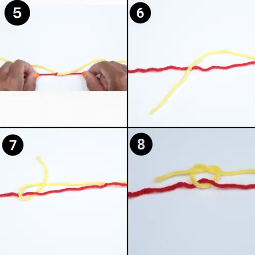 magic knot join yarn