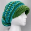 Crochet slouchy hat pattern