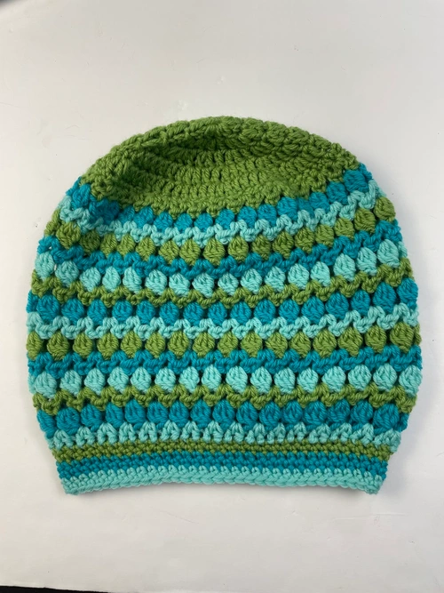 Crochet slouchy hat pattern