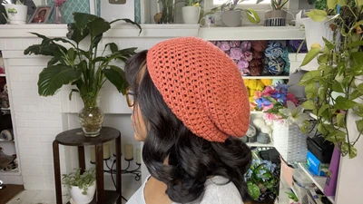 slouchy beanie crochet pattern