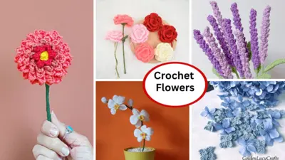 floral crochet pattern