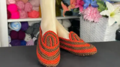 crochet slipper pattern