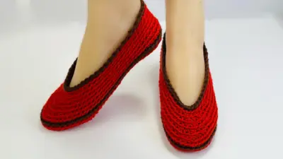 crochet slippers free pattern