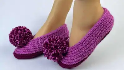 How to crochet slippers