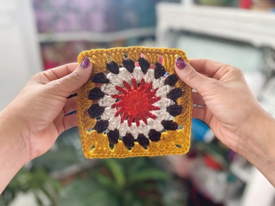 how to crochet a granny square4