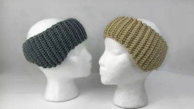 how to crochet a headband for men