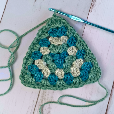 Crochet triangle