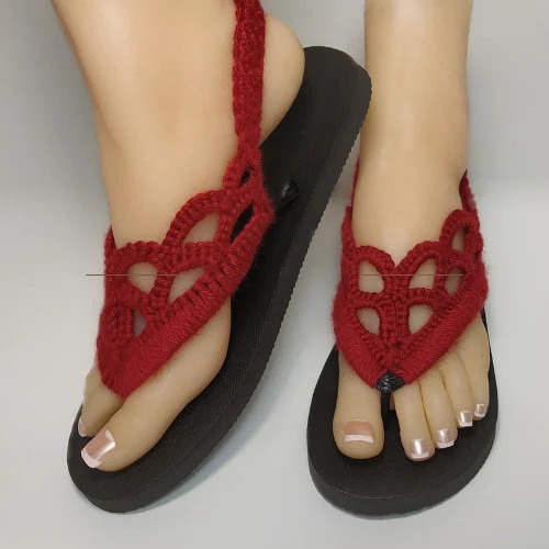 easy crochet sandals
