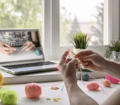 Online crochet groups